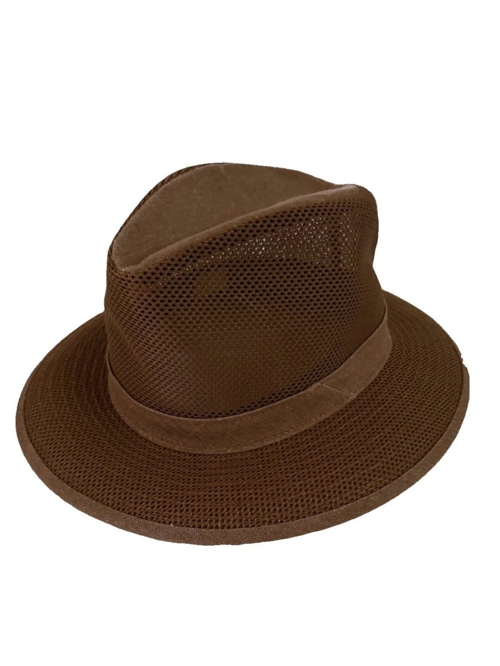 Henschel Safari Breezer Hat Medium Brown Mesh Packable Sun Fishing 4310